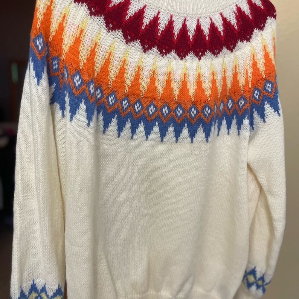 SHEIN Cream Knit Sweater